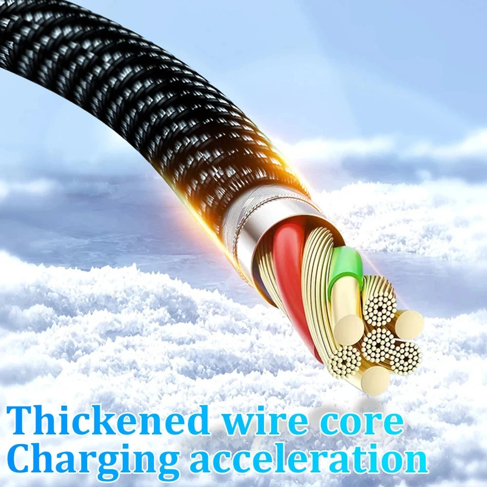 PowerSync 120W LED Display Fast Charging USB Cable