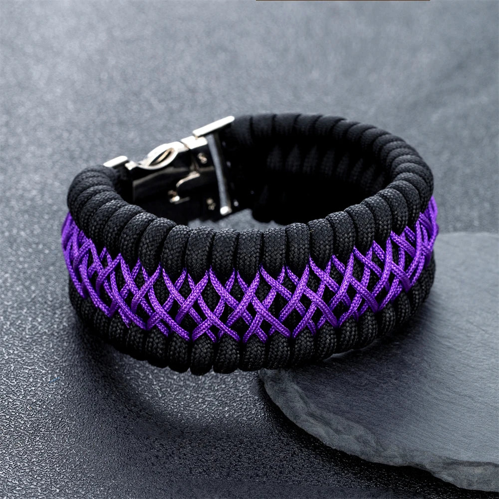 VaultWeave Paracord Survival Bracelet — 550lb