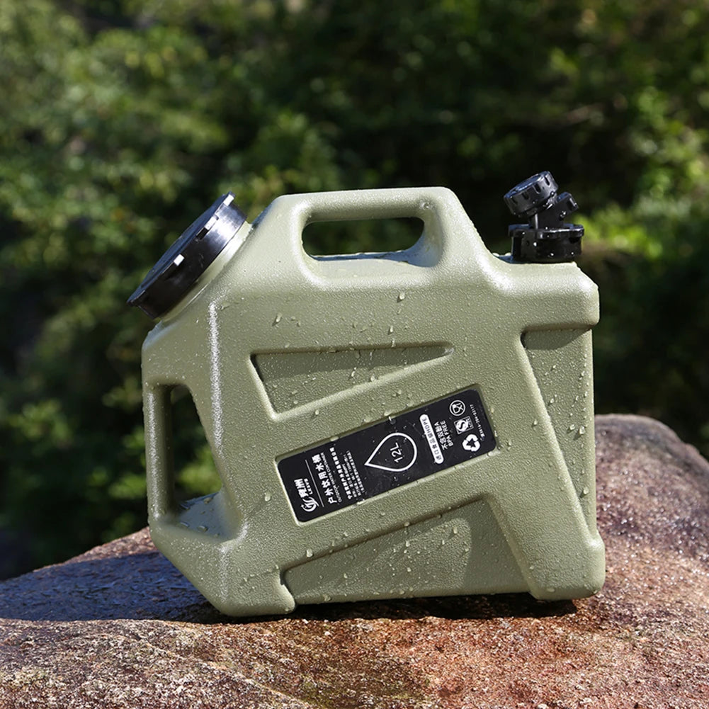 AquaVault Collapsible Camping Water Bucket — 10/12L