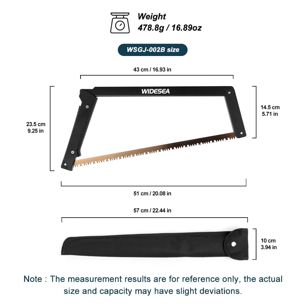 FoldSaw Aluminum Manganese Steel Folding Camp Saw