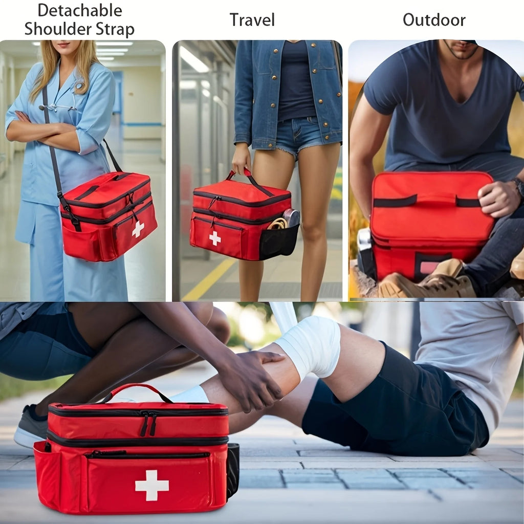 MedVault Pro Portable Emergency Medicine Storage Bag