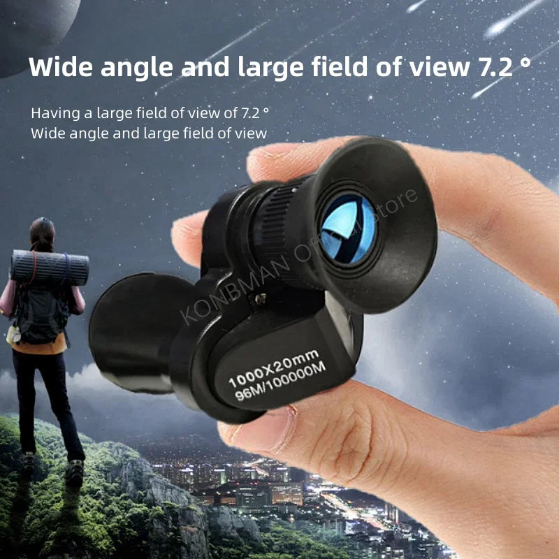 OpticVault Mini Pocket Monocular - HD Zoom Outdoor