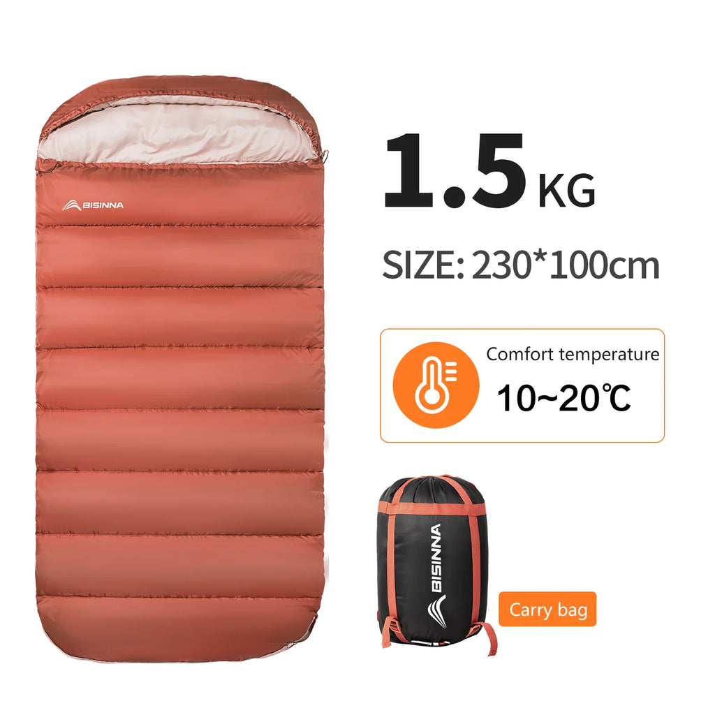 DreamBase Large 3-Season Camping Sleeping Bag — Lightweight