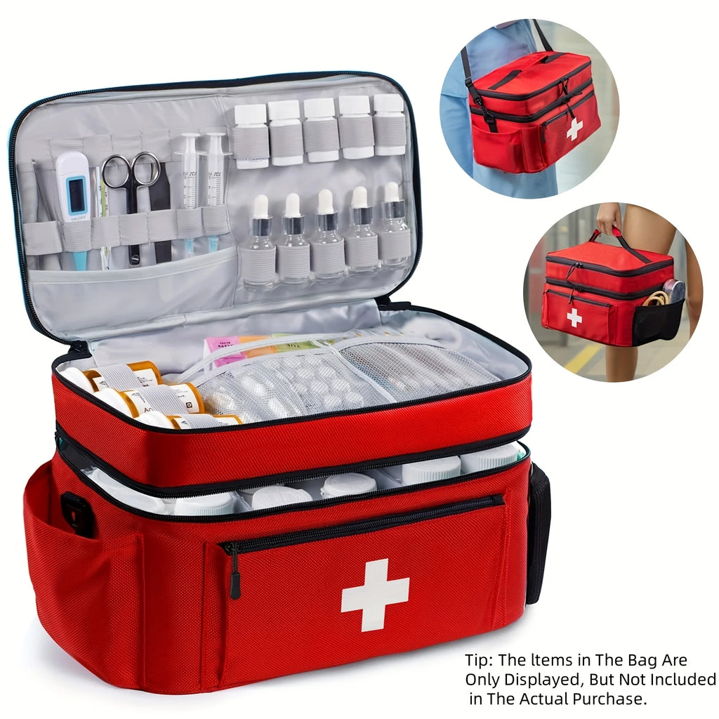 MedVault Pro Portable Emergency Medicine Storage Bag