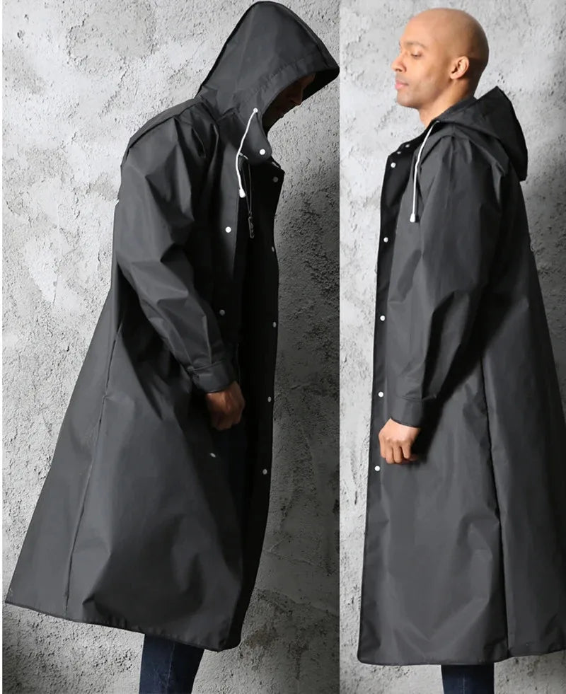 StormShield Waterproof Hooded Outdoor Rain Jacket