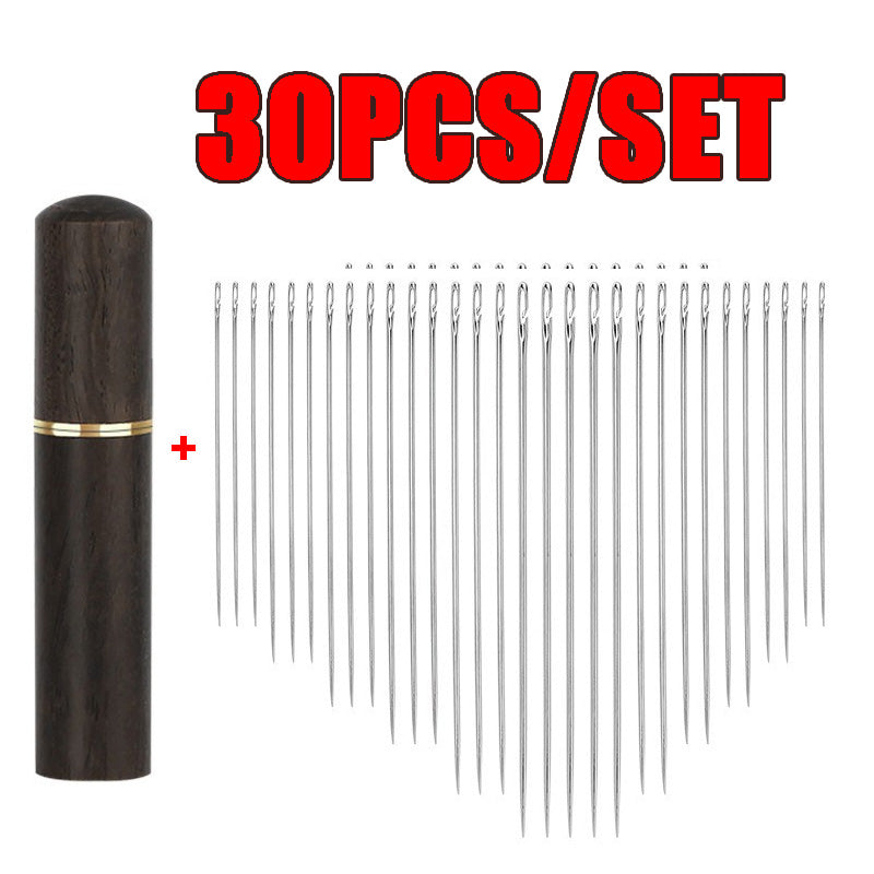 NeedleVault Auto Self-Threading Sewing Needle Set — 30 Pack