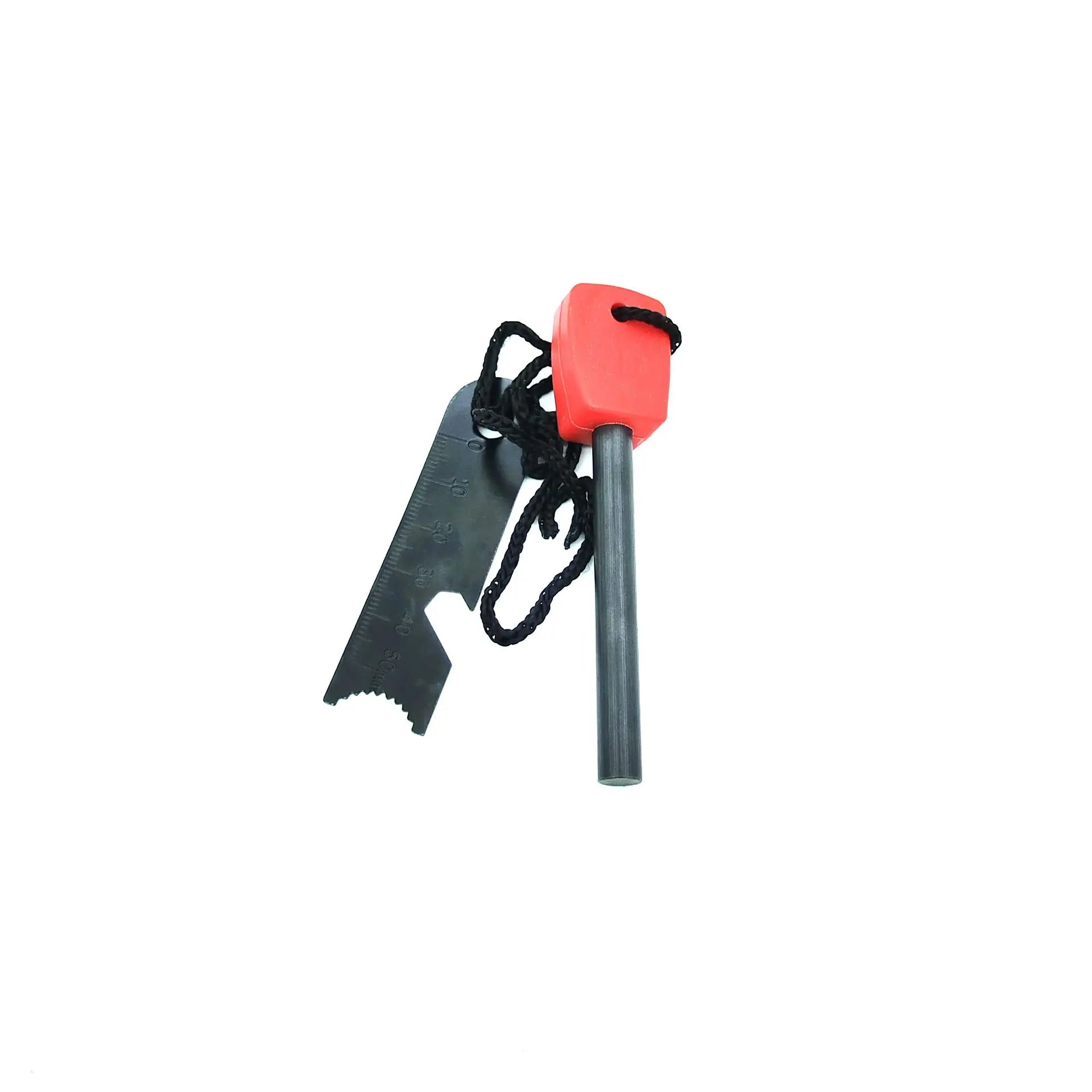 FlintStrike Magnesium Fire Starter Rod with Leather Strap