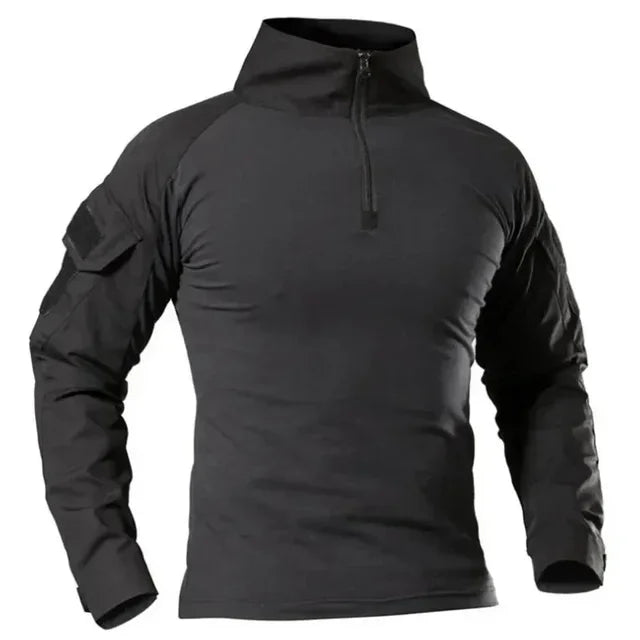 TactTee Outdoor Tactical Hiking Shirt — Military Camo