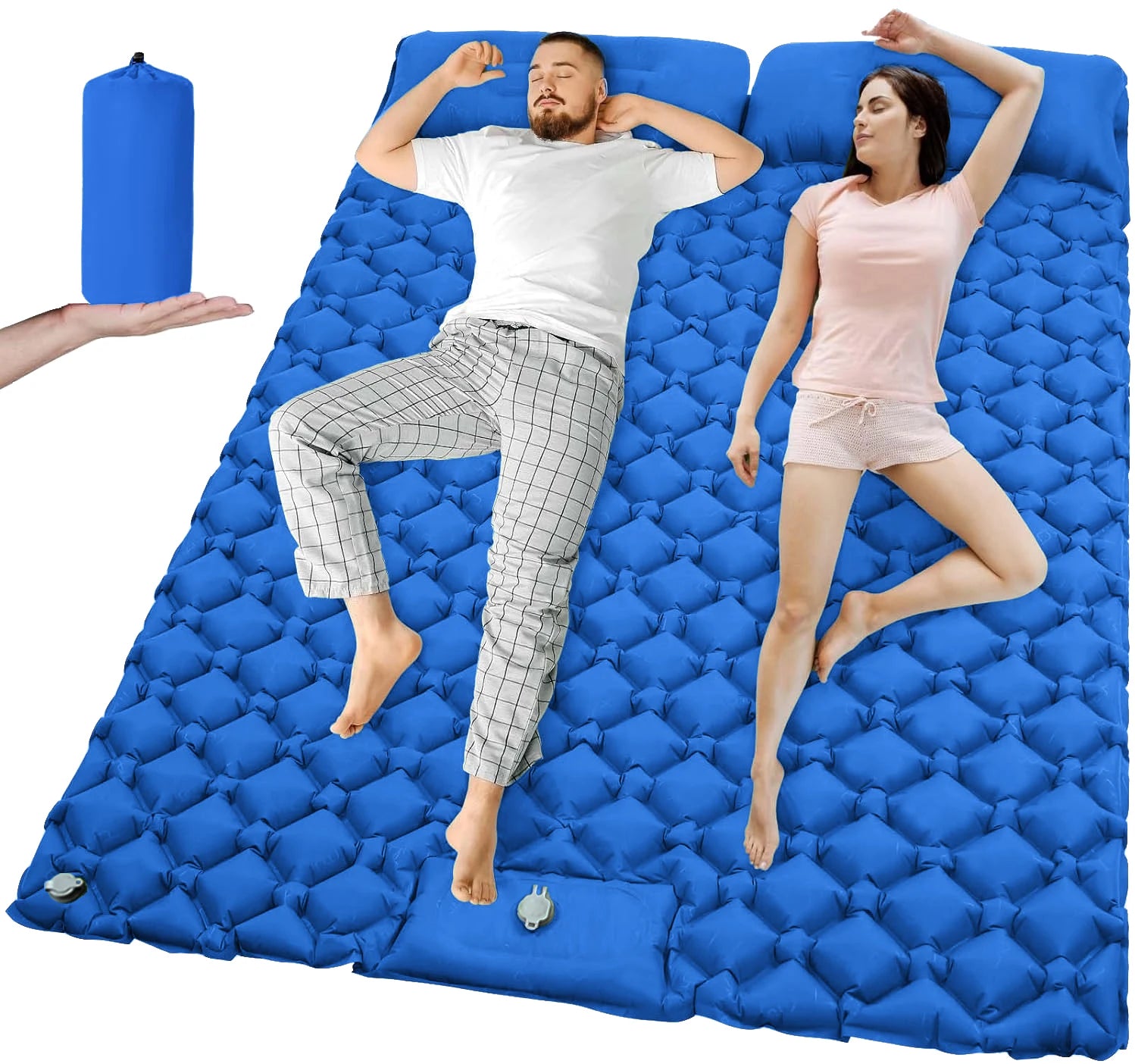 DualRest Ultrawide Inflatable Camping Sleeping Pad