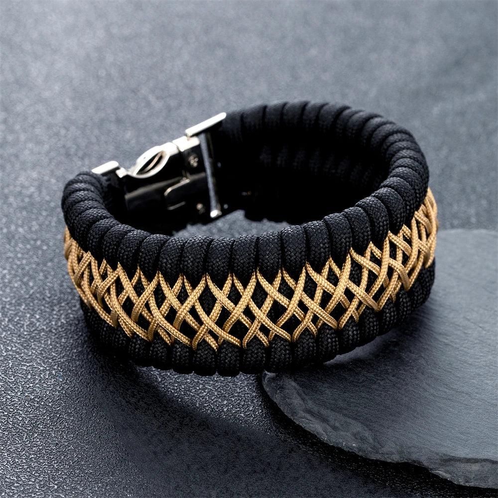 VaultWeave Paracord Survival Bracelet — 550lb