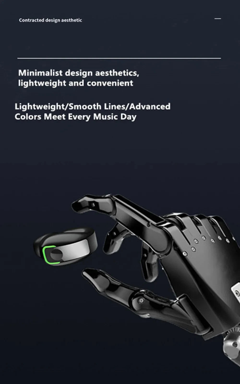 BoneClip Wireless Monaural Bone Conduction Earphone