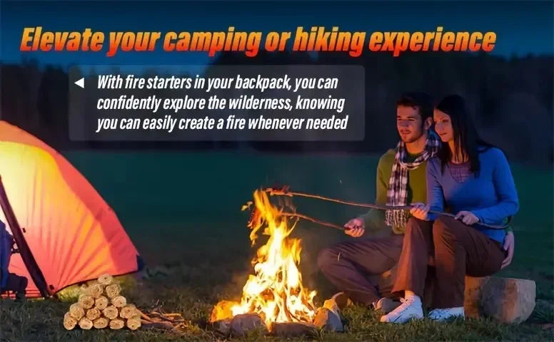 NaturalSpark Wax Wood Fire Starters - 30-Pack