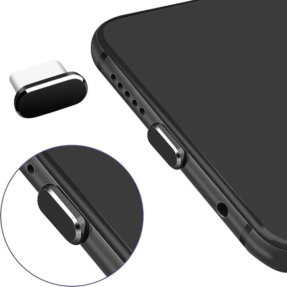 PortShield USB-C Dust Plug + Cleaning Brush Kit