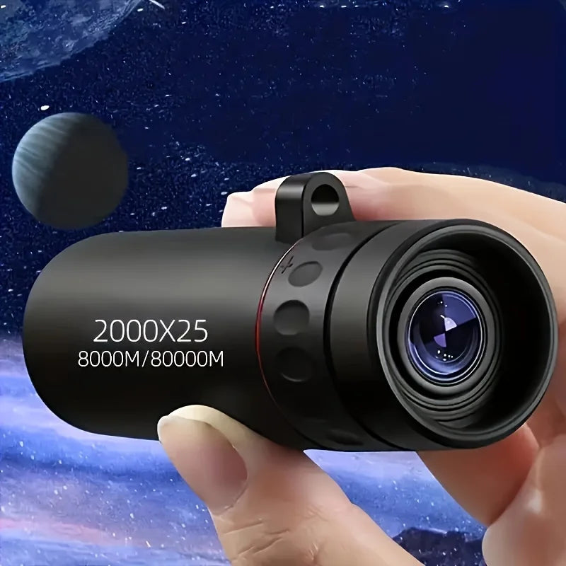 OpticPocket 2000x HD Compact Travel Monocular