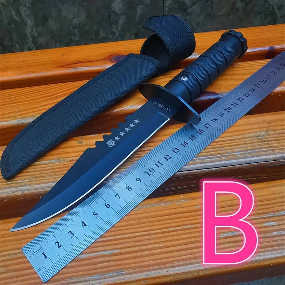 TrailBlade 420HC Fixed Blade Camping Knife with Sheath