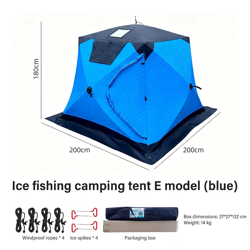IceBreak Winter Fishing Tent — 3-4 Person Insulated