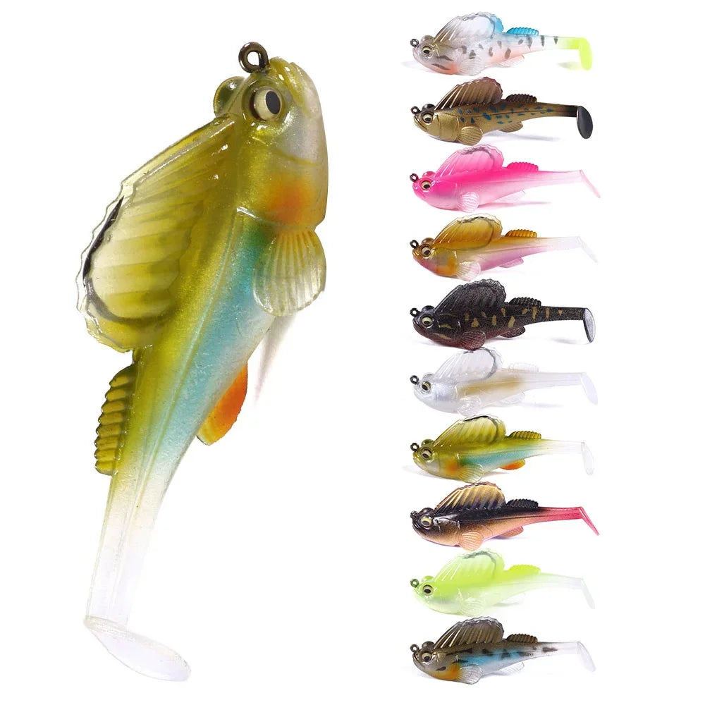 DarkSlider Soft Plastic Sinking Fishing Lure — 7g/14g/20g