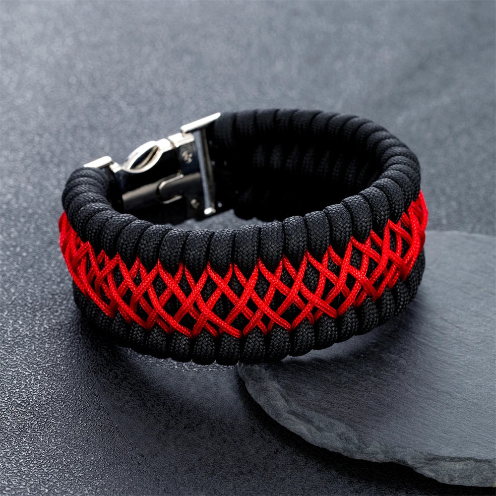 VaultWeave Paracord Survival Bracelet — 550lb