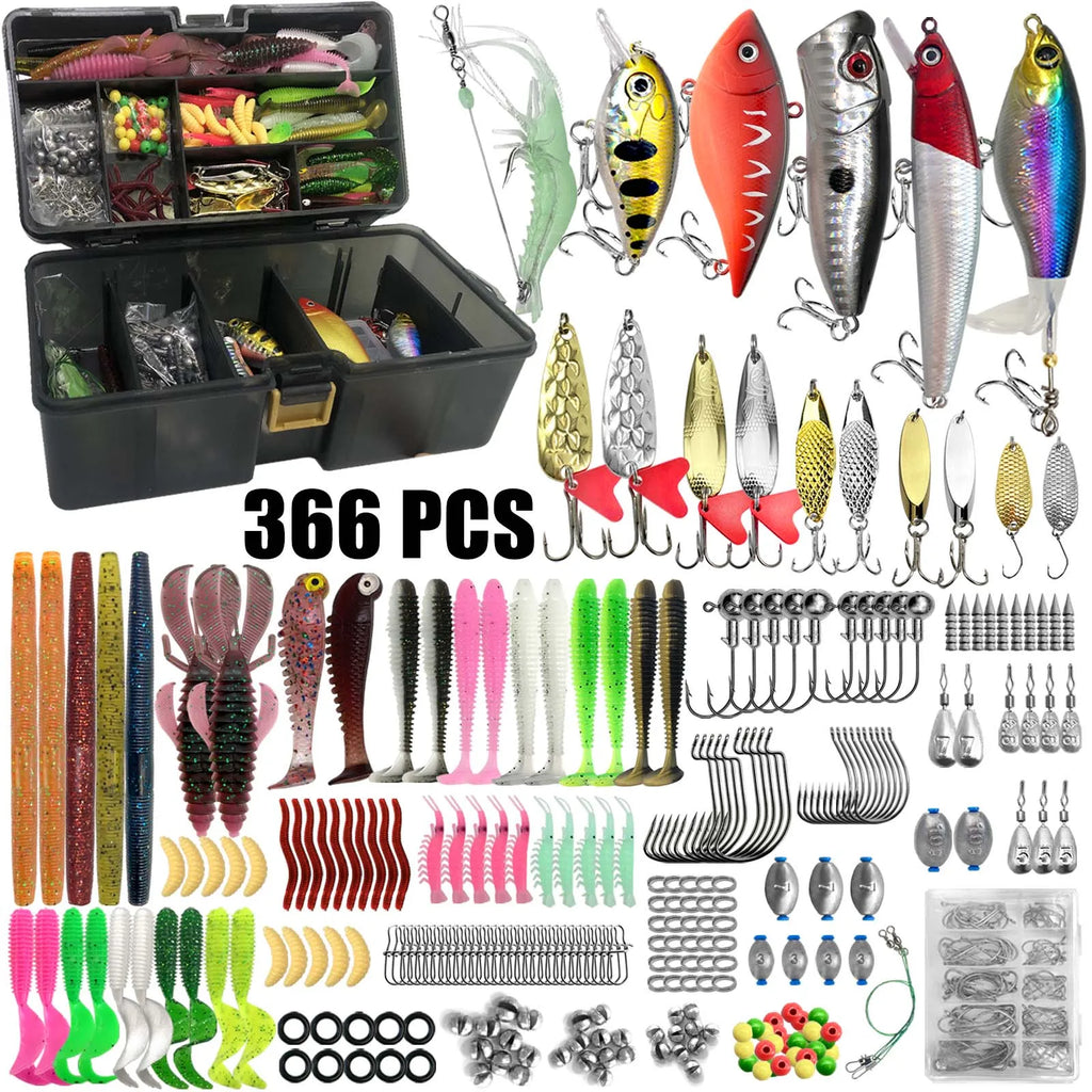 LureVault 86-Piece Multi-Species Fishing Lure Kit