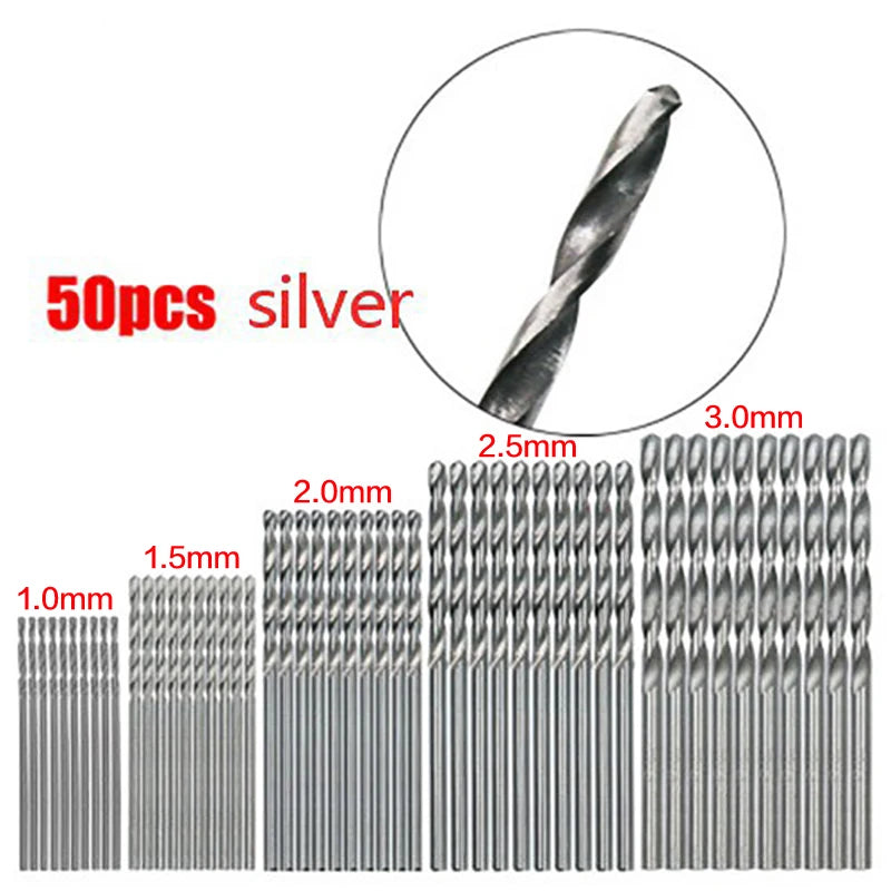 100-Piece Titanium Coated HSS Drill Bit Set