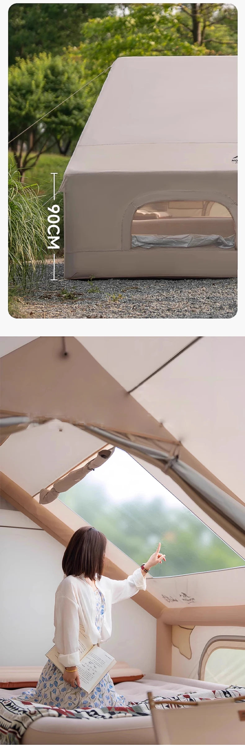 AirBase 2-in-1 Auto Inflatable Tent with Sunshade