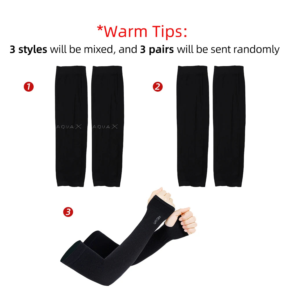 ArmShield UV Protective Sun Sleeves — 3 Pairs