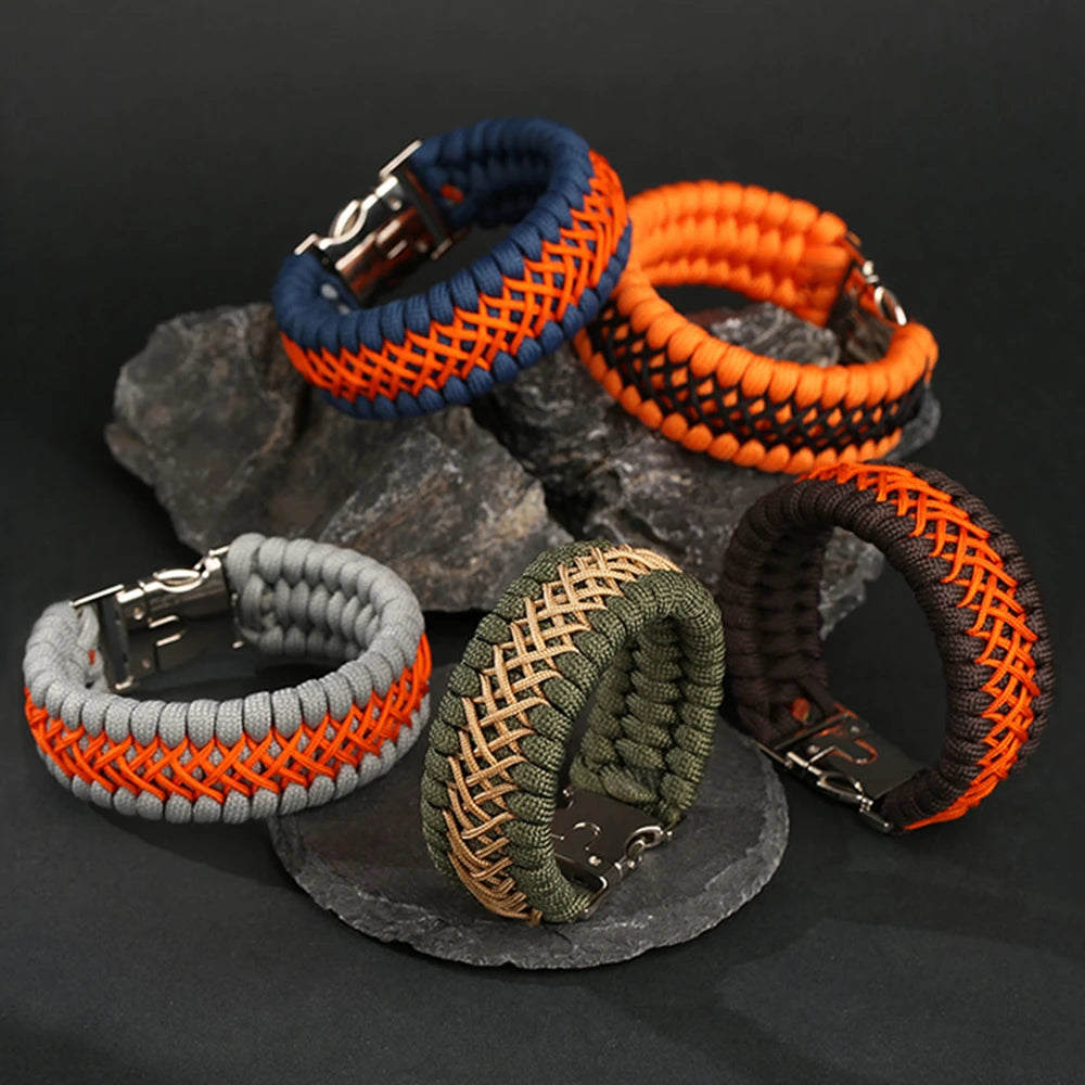 VaultWeave Paracord Survival Bracelet — 550lb