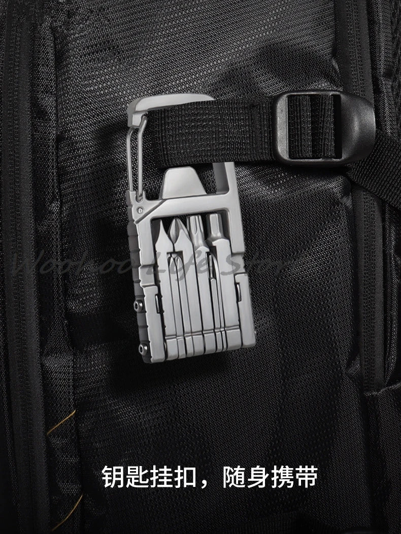 ClipForce Carabiner Multi-Tool — 9-in-1