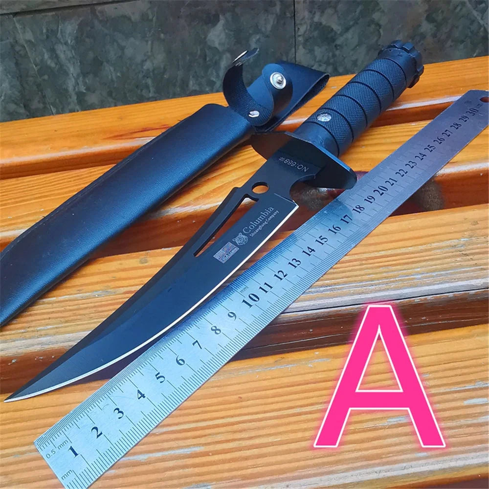 TrailBlade 420HC Fixed Blade Camping Knife with Sheath