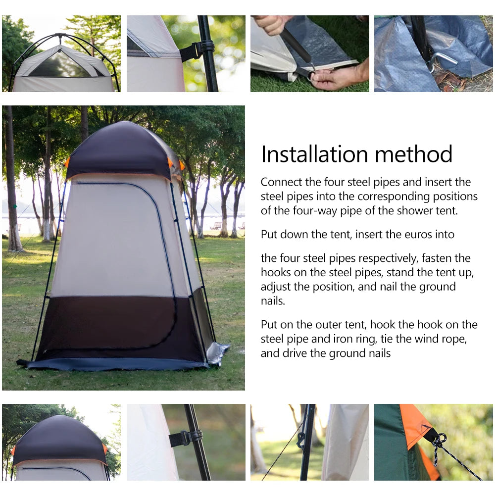 PrivacyShell Portable Outdoor Privacy Shower Tent