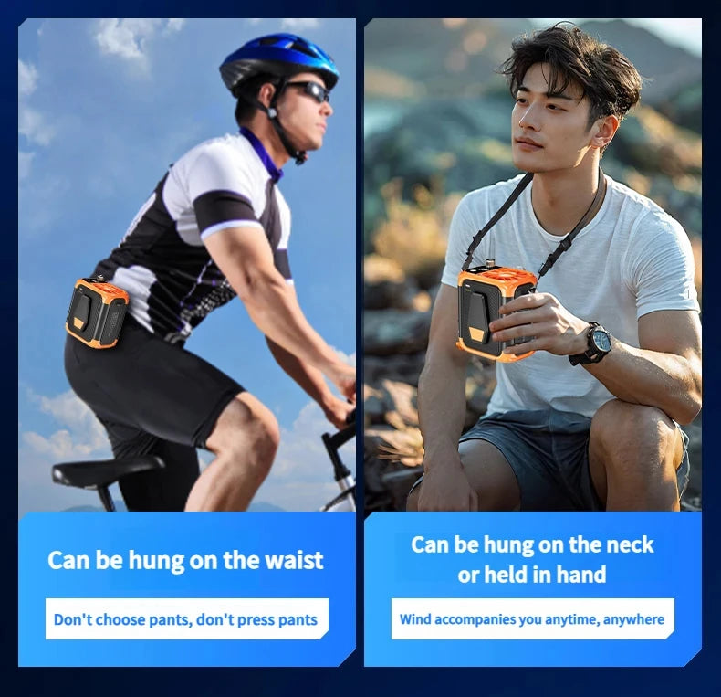 BreezePack Mini USB Hanging Neck Fan - Bladeless