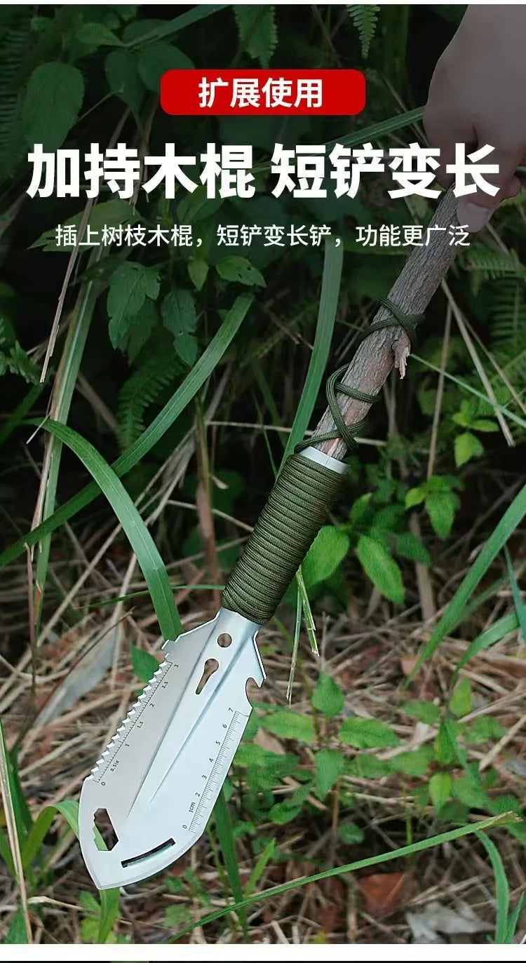 EntrenVault Compact Multifunctional Camp Shovel