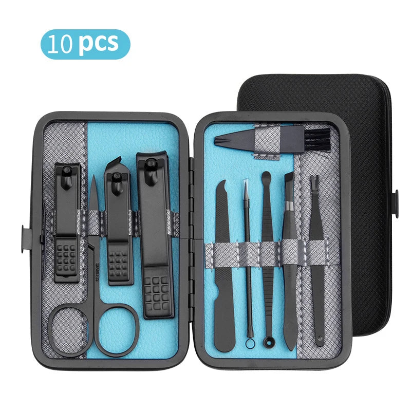 PrecisionKit Pro Manicure & Pedicure Set — Stainless Steel