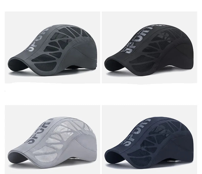 AirMesh Outdoor Sport Breathable Snapback Cap