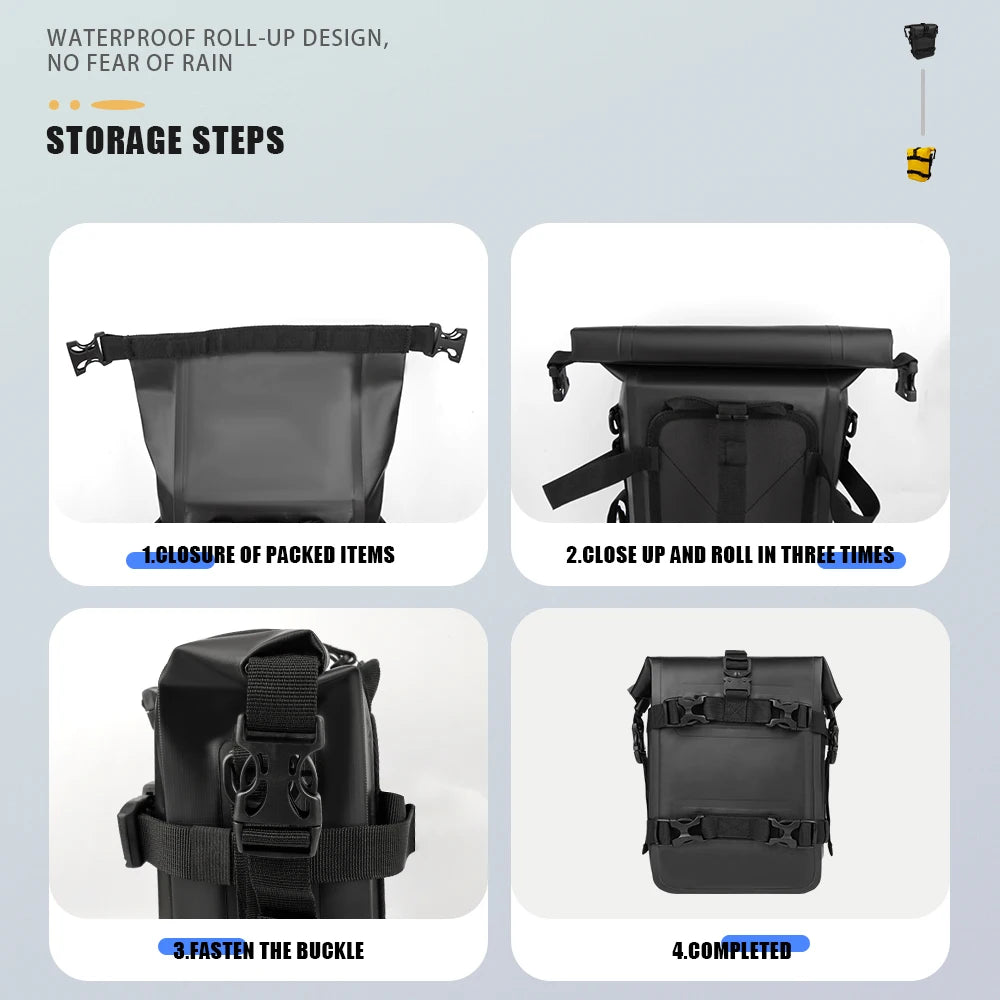 MotoVault Waterproof Motorcycle Frame Bag
