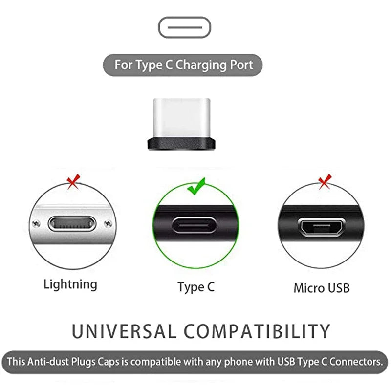 PortShield USB-C Dust Plug + Cleaning Brush Kit