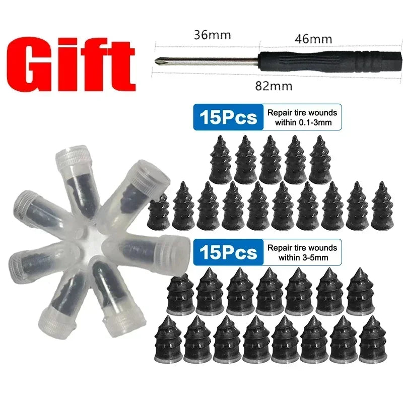 TirePatch Emergency Rubber Nail Tire Repair Kit