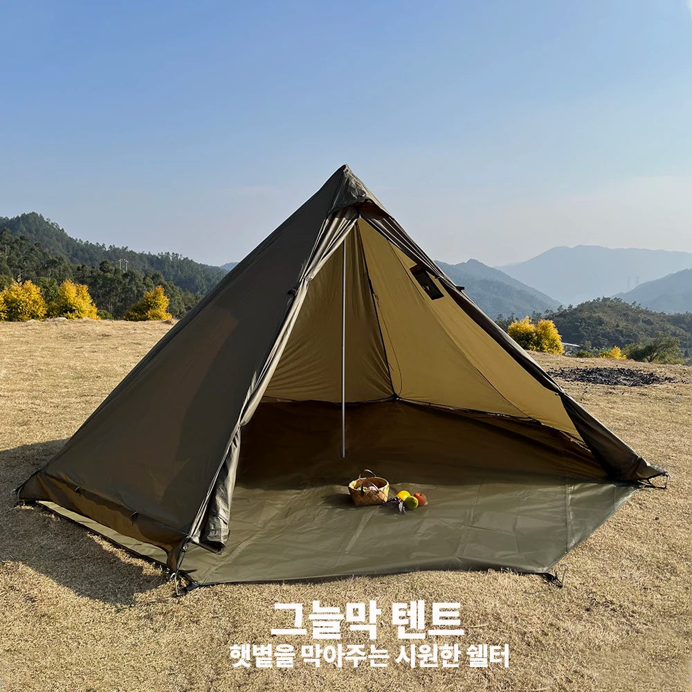 HotShell 4-Season Teepee Hot Tent with Stove Jack