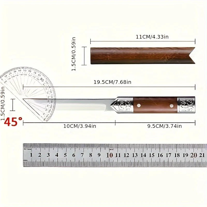SliceVault Compact Stainless Steel Utility Knife