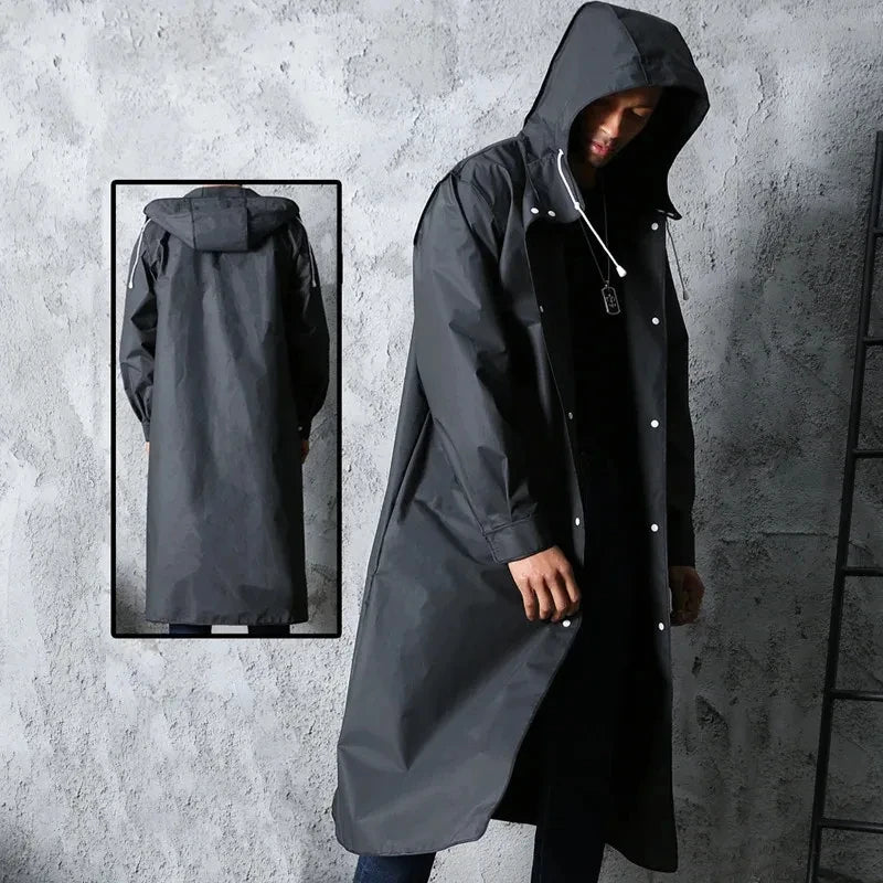 StormShield Waterproof Hooded Outdoor Rain Jacket
