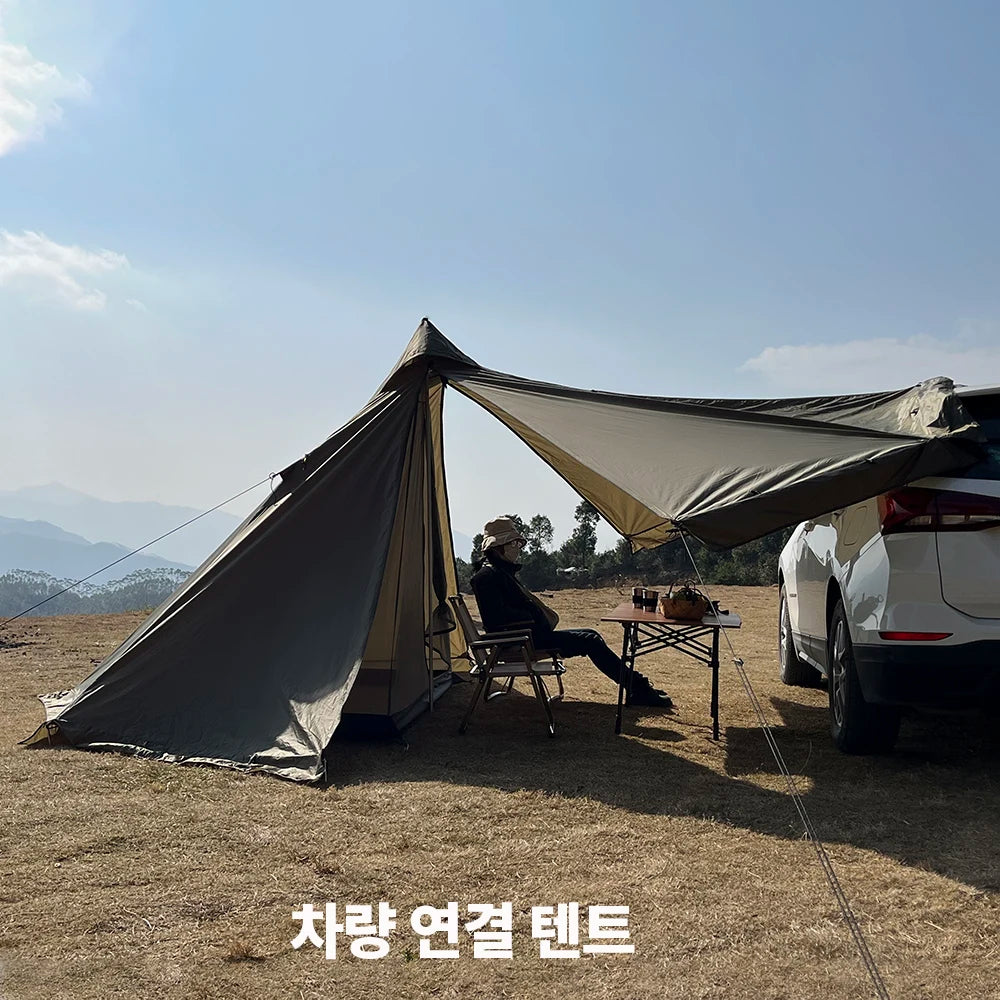 HotShell 4-Season Teepee Hot Tent with Stove Jack