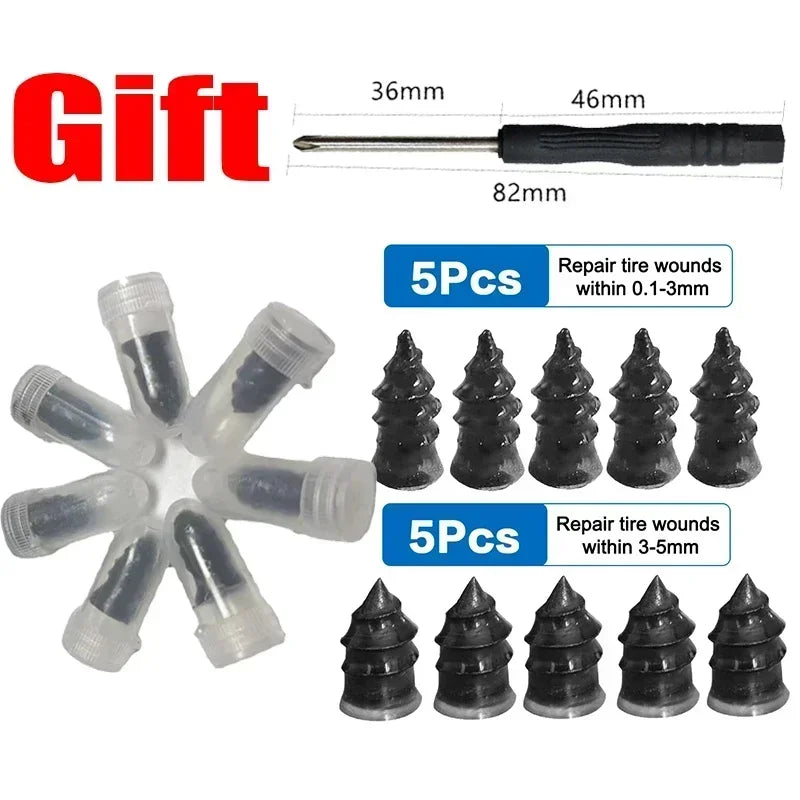 TirePatch Emergency Rubber Nail Tire Repair Kit