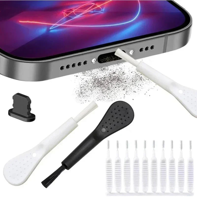 CleanKit Phone Port Cleaning & Dust Plug Protection Set