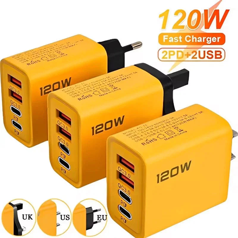 ChargePoint 4-Port USB-C PD Fast Charger Adapter