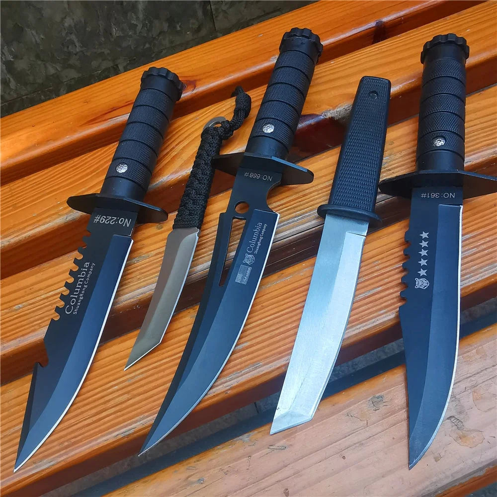 TrailBlade 420HC Fixed Blade Camping Knife with Sheath
