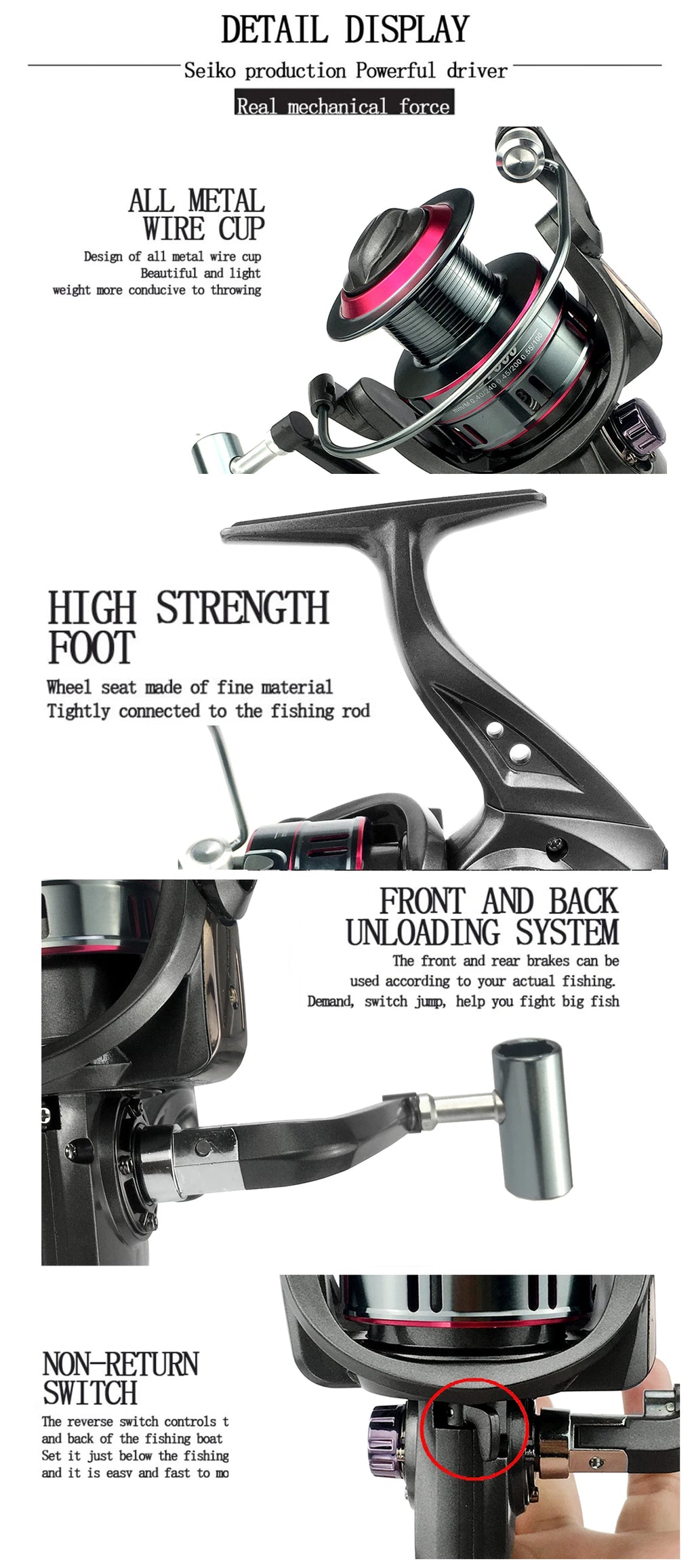 CastPro Telescopic Carbon Fiber Fishing Rod & Reel Combo