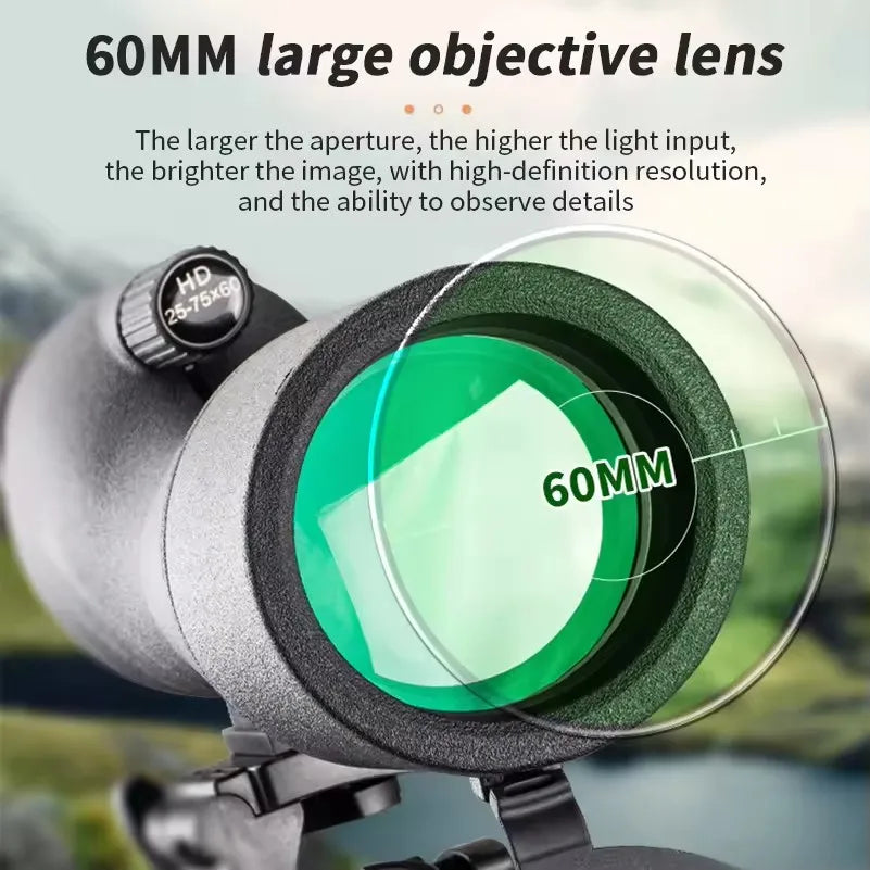 OpticVault 25-75x60 Waterproof Spotting Scope