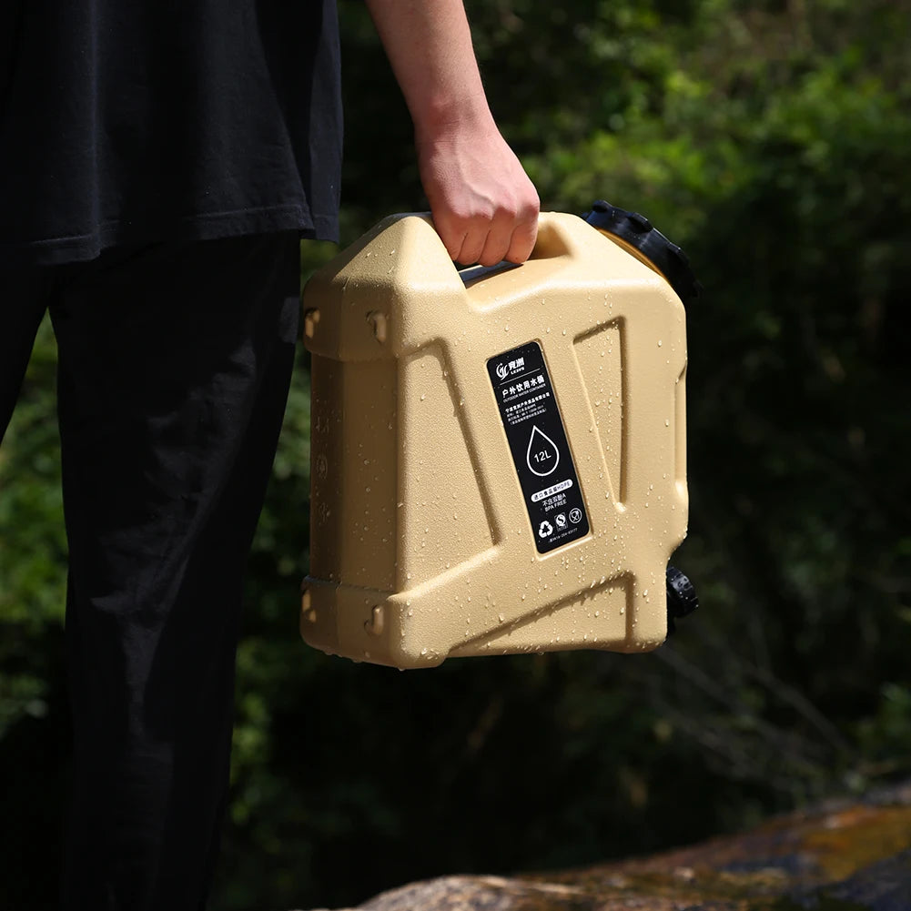 AquaVault Collapsible Camping Water Bucket — 10/12L
