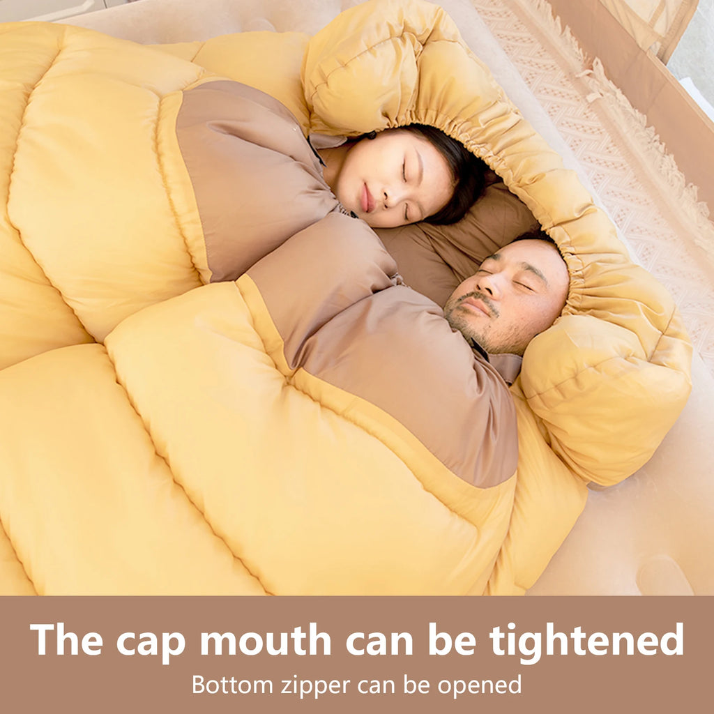 DualBase 2-Person 4-Season Camping Sleeping Bag