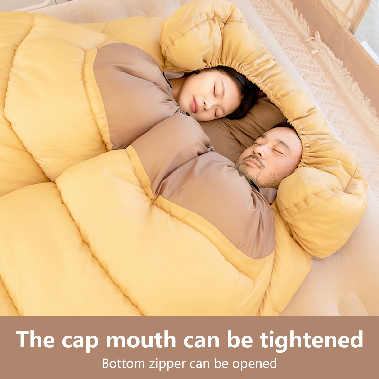 DualBase 2-Person 4-Season Camping Sleeping Bag